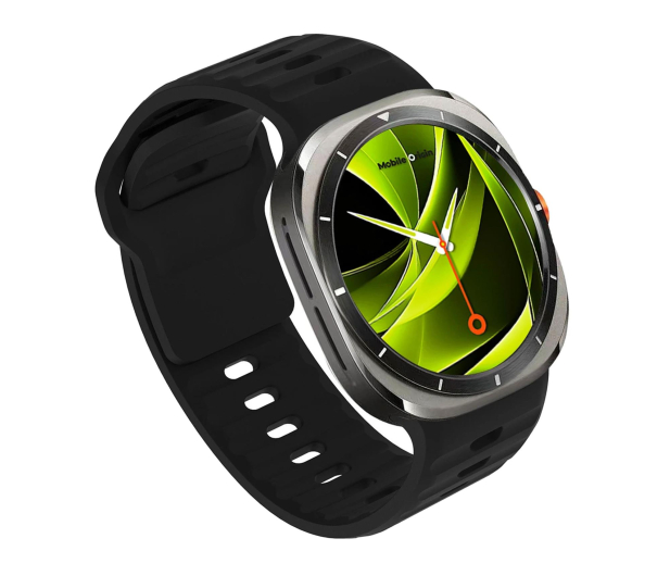 Mobile Origin Easy Strap Silicone Galaxy Watch Ultra 47mm Black - 1502776 - zdjęcie 3